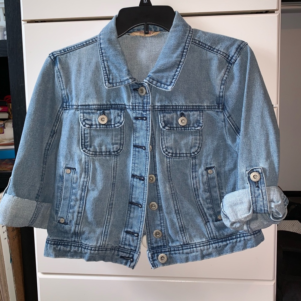 Cropped Jean Jacket